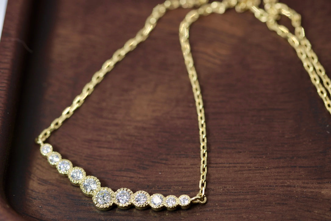 Lydia V-shaped Diamond Necklace