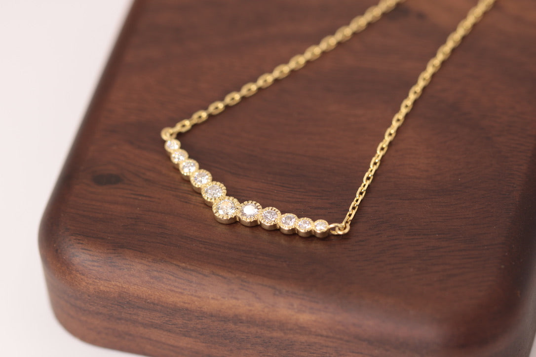 Lydia V-shaped Diamond Necklace