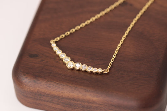 Lydia V-shaped Diamond Necklace