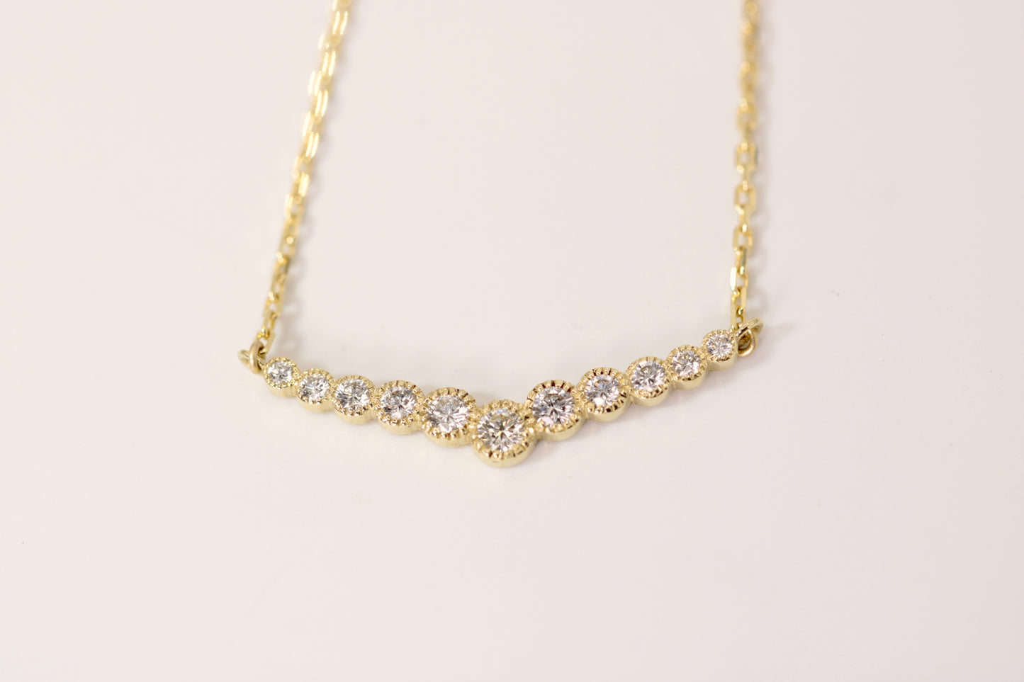 Lydia V-shaped Diamond Necklace