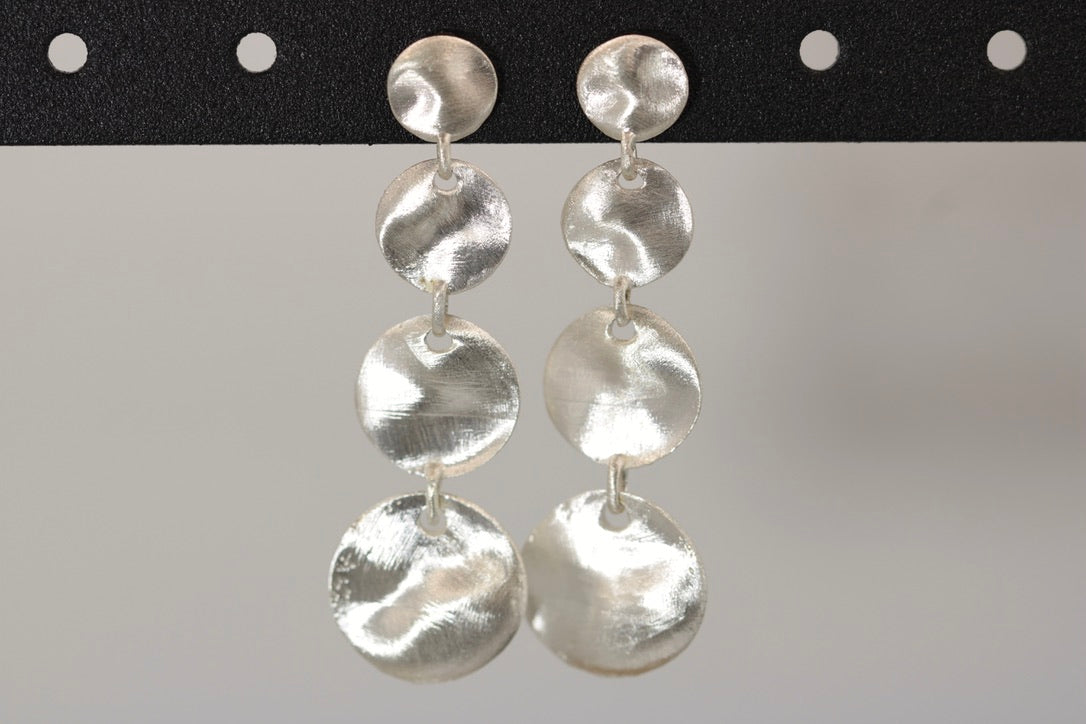Dangle Disc Earrings