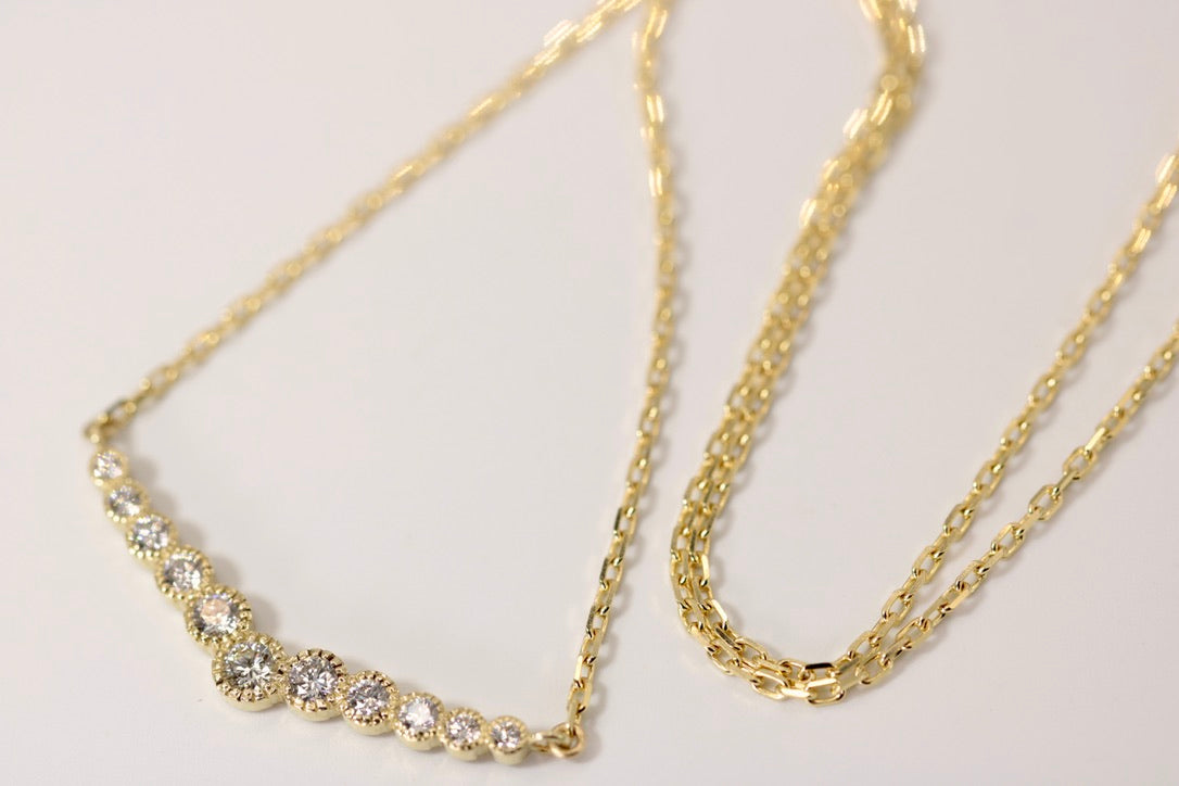 Lydia V-shaped Diamond Necklace