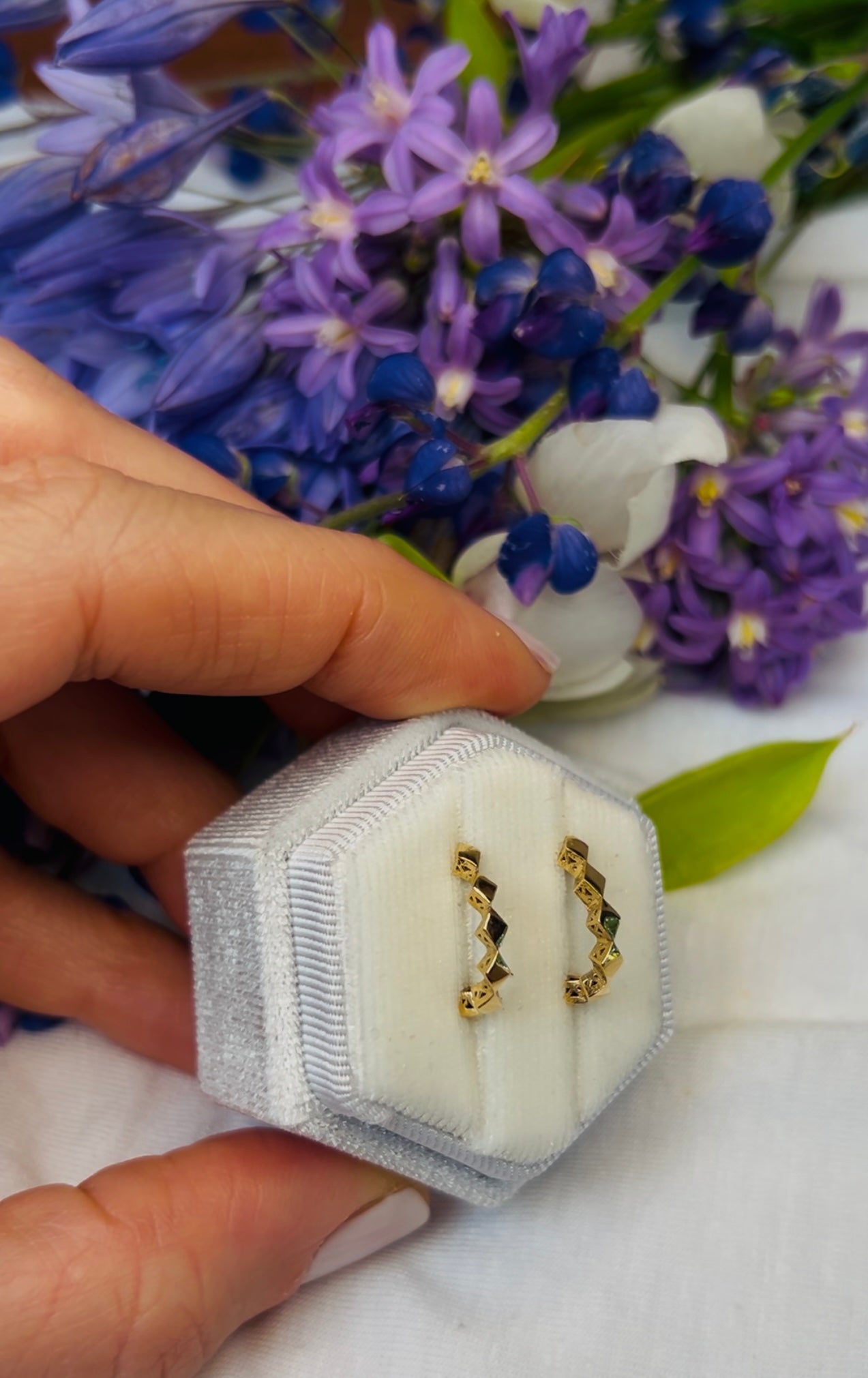 julia earrings - Geometric Design Earrings